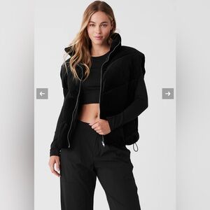 EUC ALO Yoga Puffer Vest
